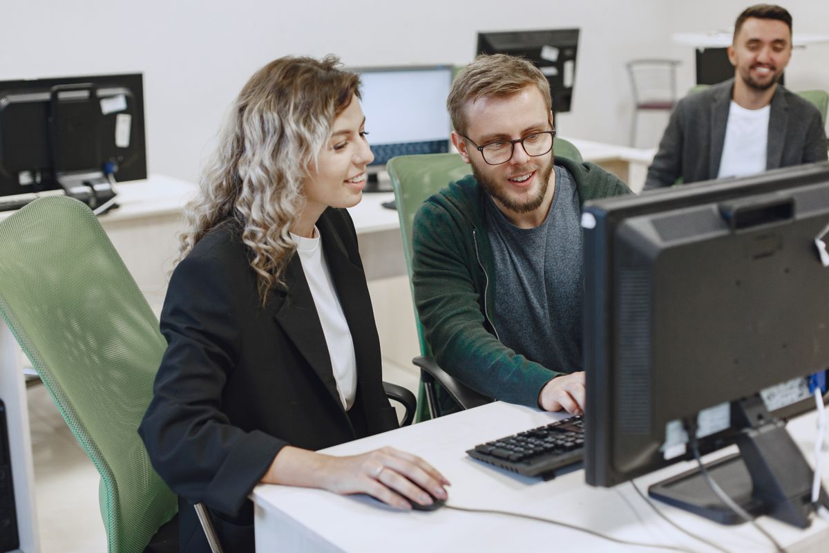 Two TalentGrove coordinators going through openings together
